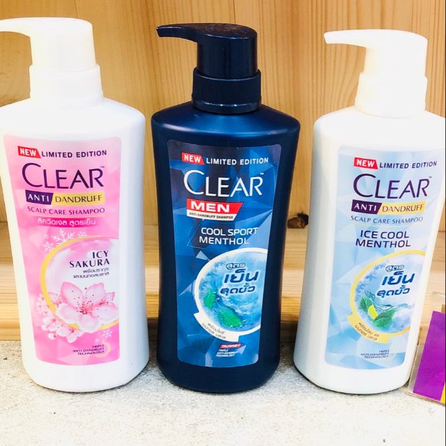 Dầu gội đầu clear thái lan