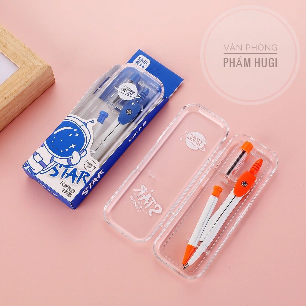 Box compa engineering drawing pencils strong metal body for students