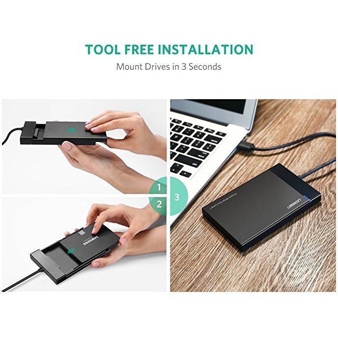 Hộp Đựng Ổ Cứng 2.5 Inch Usb 3.0 Ugreen 30847 - Hdd Box