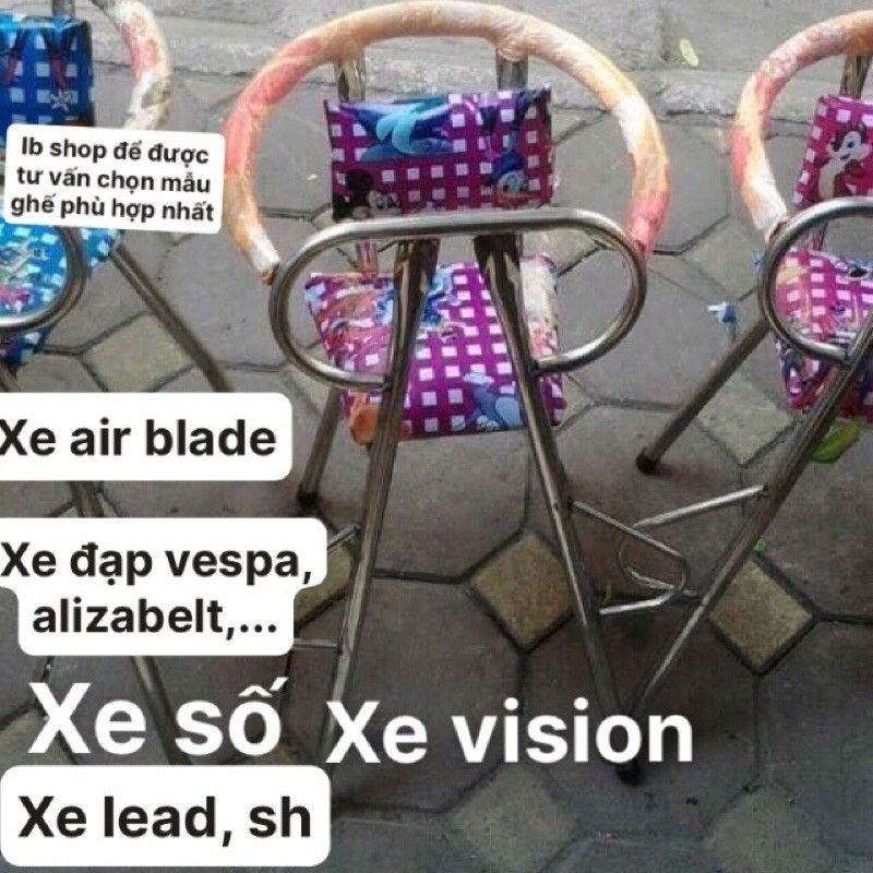 Ghế ngồi xe máy cho xe ga, xe số