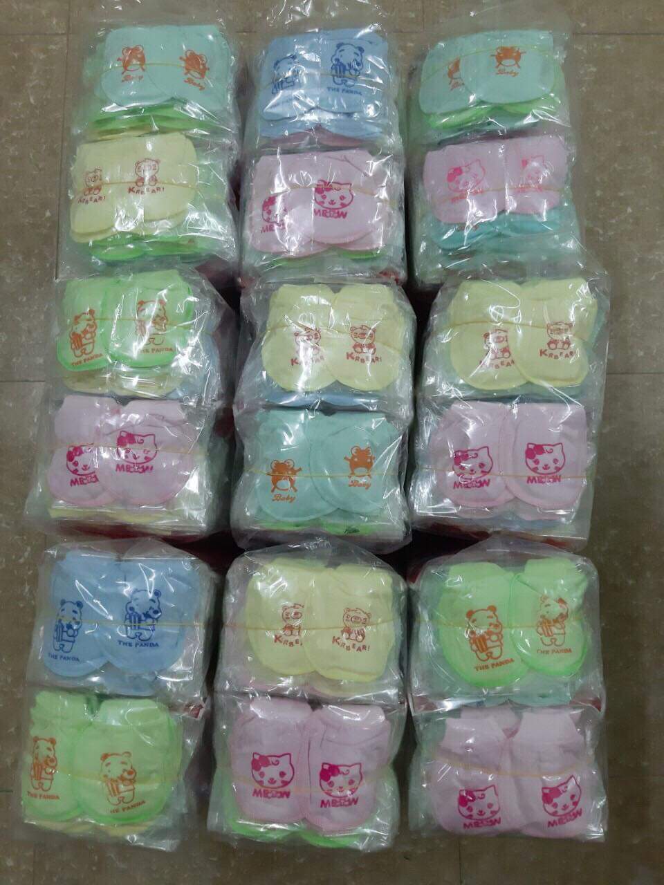 Phụ kiện sơ sinh set bao tay bao chân cho bé