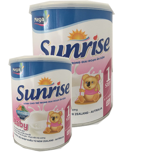 Sữa bột Sunrise Kiddy Step 1 - Lon 900gr