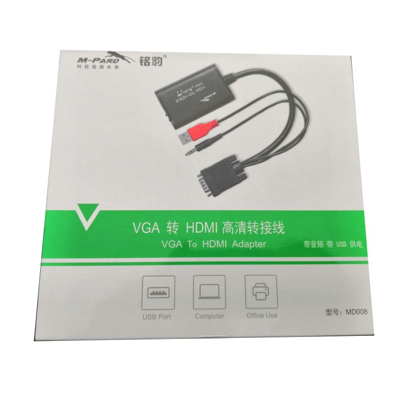 Cáp VGA Có AUDIO Ra HDMI M-PARD MD008