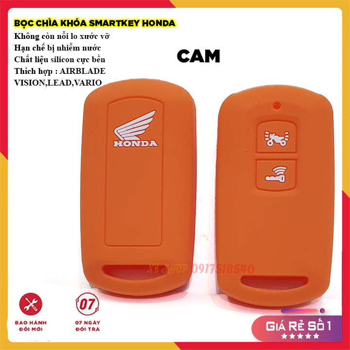 📣BỌC CHÌA KHÓA SMARTKEY XE LEAD, AIR BLADE, VISION,VARIO 2018 SILICON BẢO VỆ CHO REMOTE📣 lưu ý giá 1 chiếc