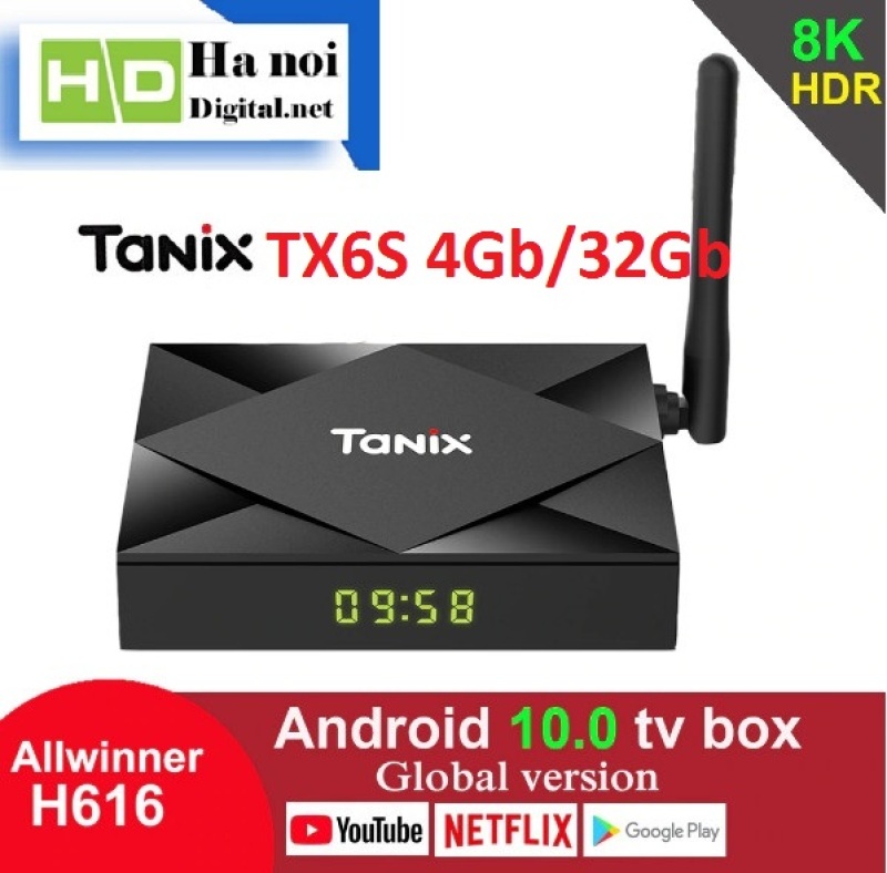 Android TV Box TX6 Ram 4Gb Rom 32Gb, Android 10 - Hàng Chính Hãng