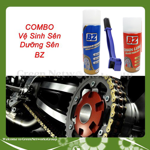 Combo Vệ Sinh Sên - Dưỡng sên BZ kèm bàn chải vệ sinh sên Greennetworks