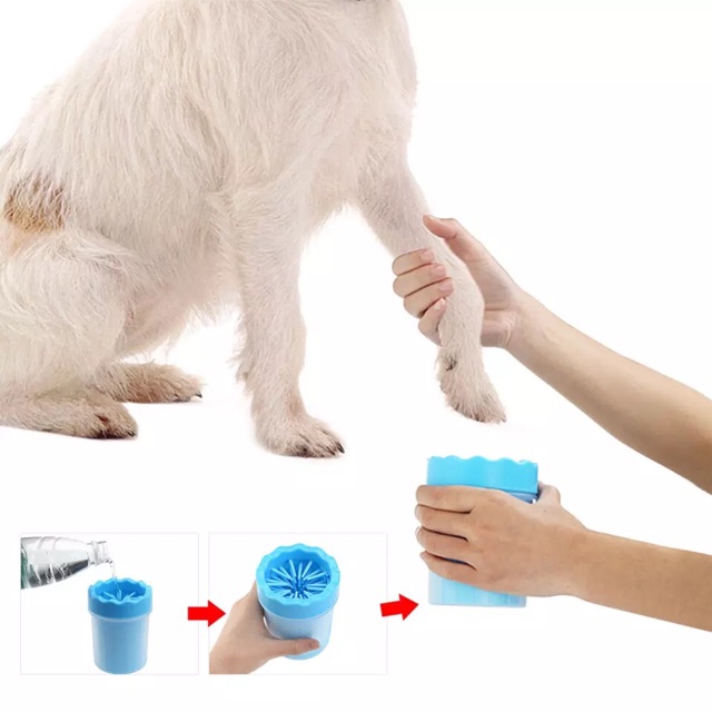 Cốc rửa chân cho chó mèo