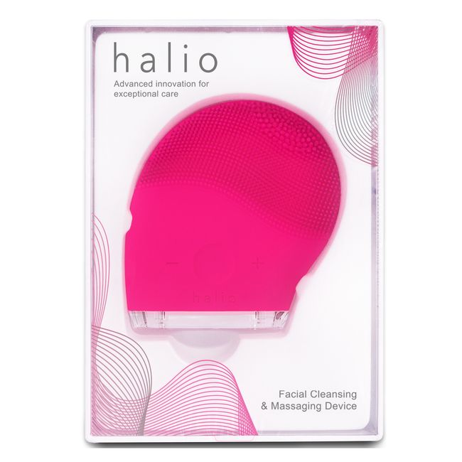 Máy Rửa Mặt Sóng Âm Halio Facial Cleansing & Massaging Device Limited Edition Hot Pink