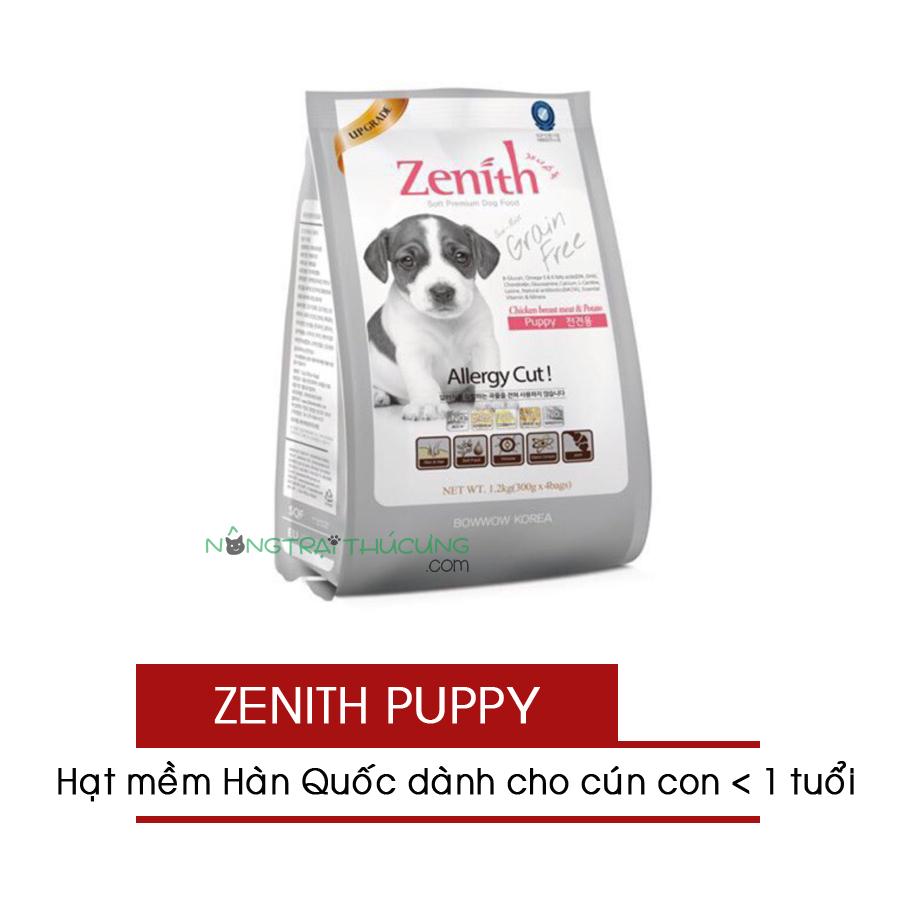 Thức ăn hạt mềm cho Chó Con ZENITH PUPPY- Vị Ức Gà và Khoai Tây