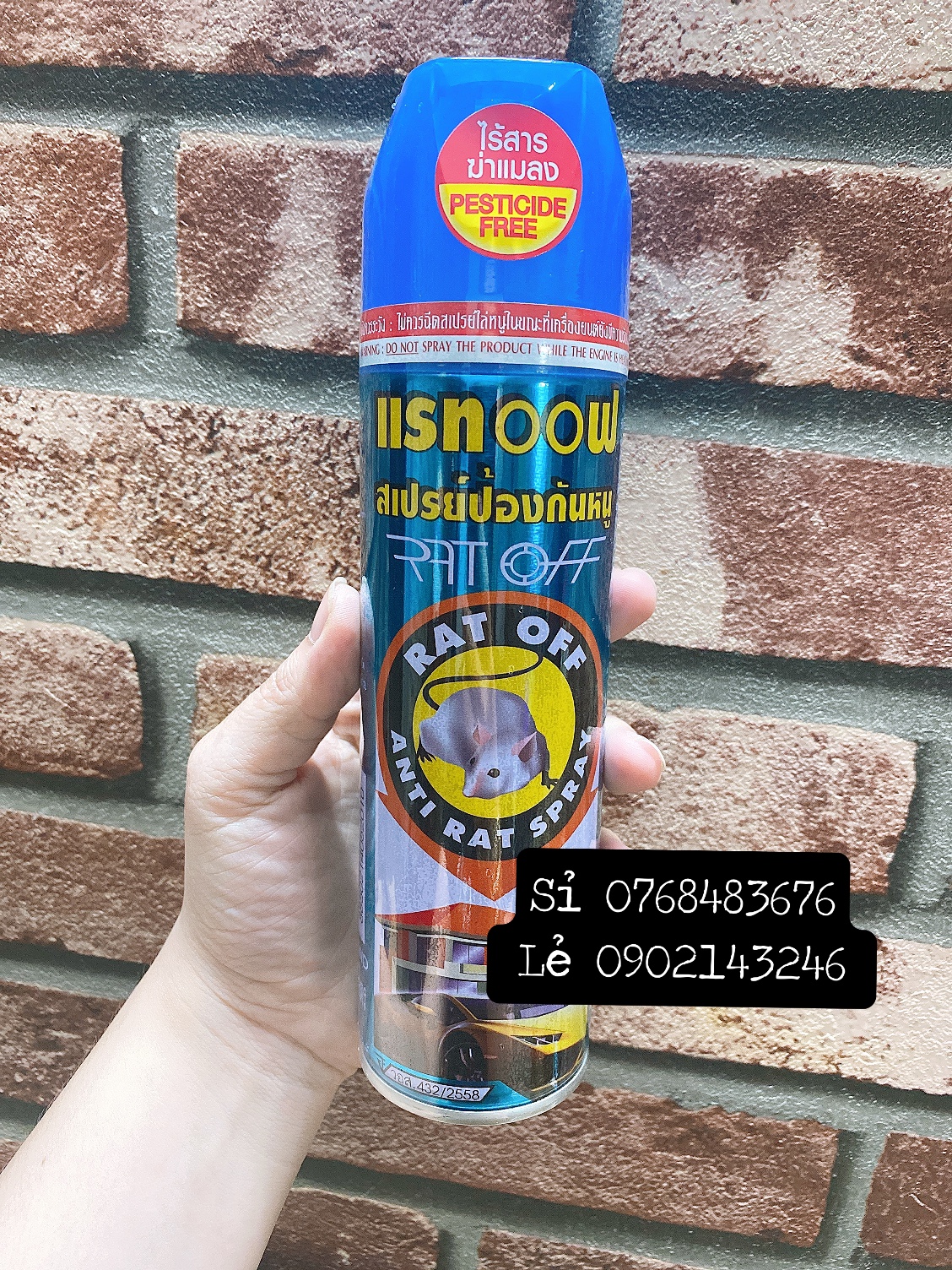 Chai xịt đuổi chuột Thái Lan 200ml