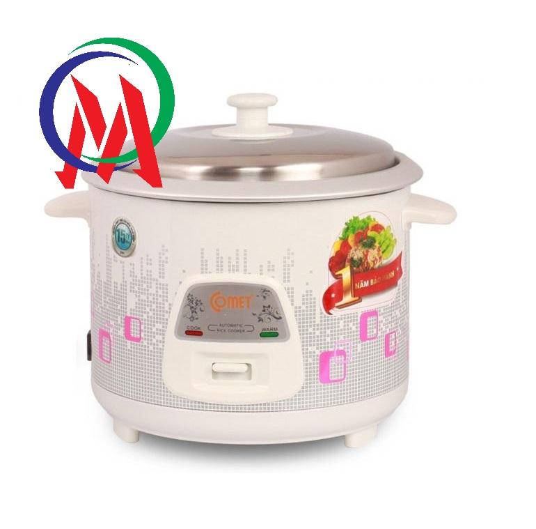 [HCM][GIÁ SIÊU RẺ] Nồi cơm điện Comet 1.8lít CM8019 nắp rời