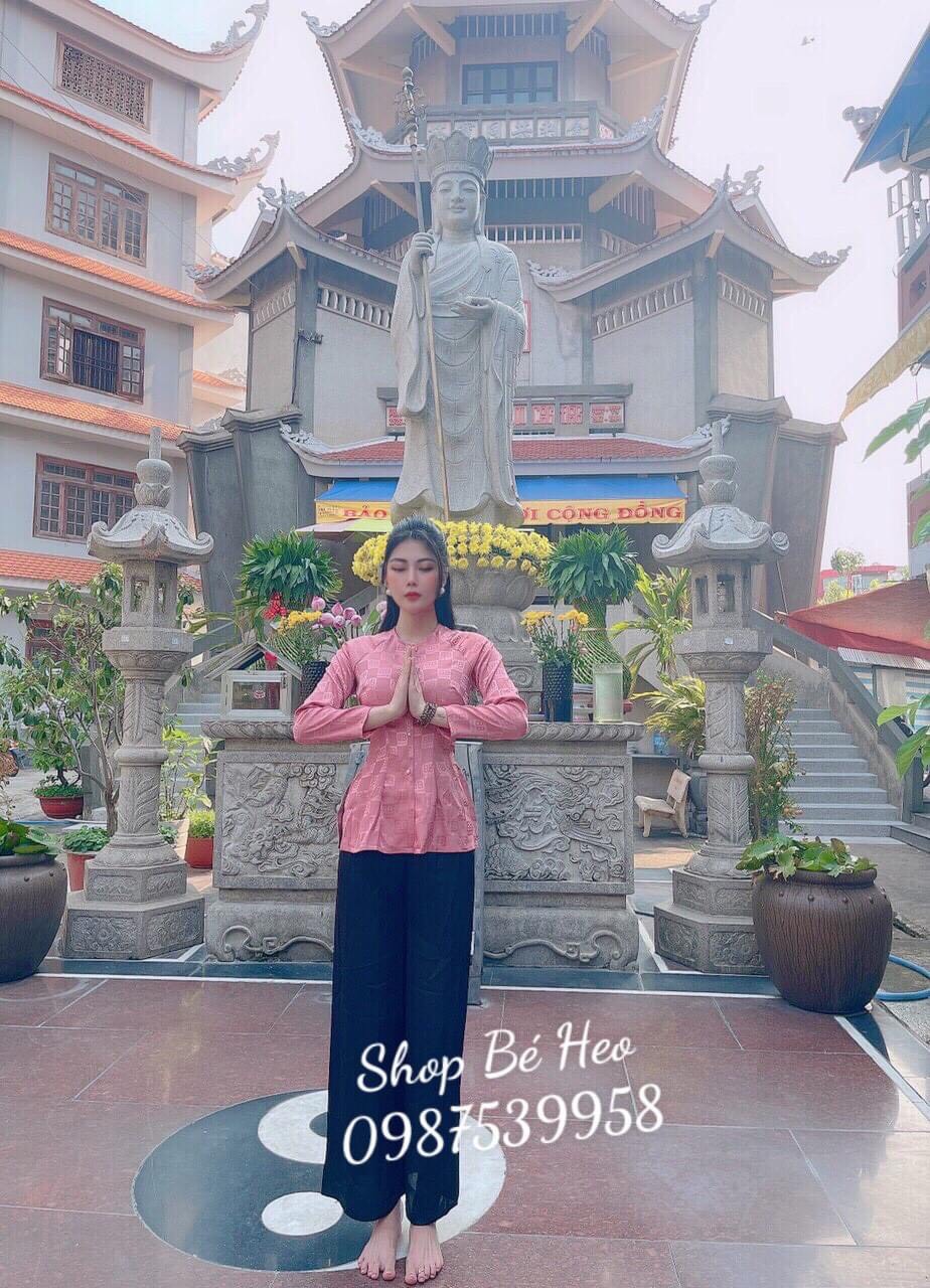 ÁO BÀ BA GẤM CHỮ B**B KHÔNG KÈM QUẦN(B01)