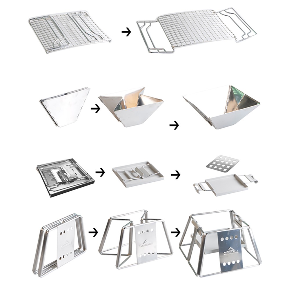 Bếp nướng dẫ ngoại Campingmoon X-Mini