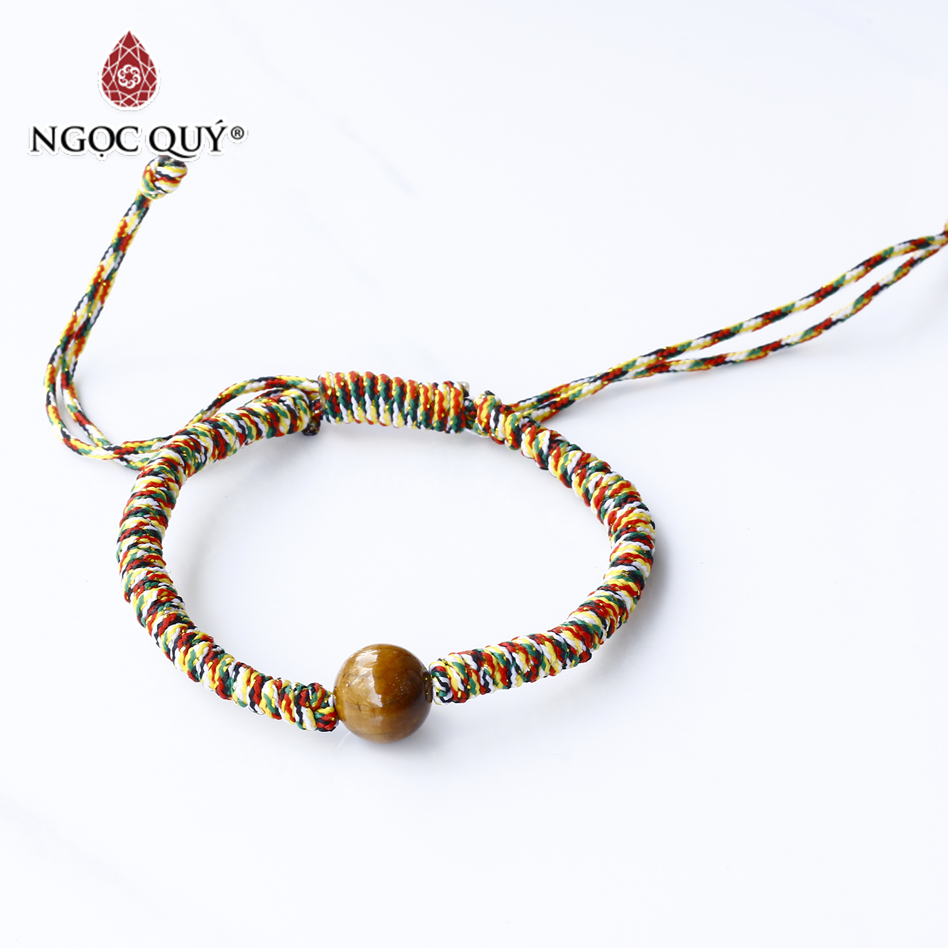 [HCM]Vòng thắt dây đa sắc - Ngọc Quý Gemstones