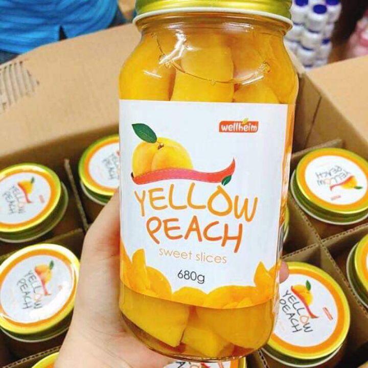 Đào ngâm Hàn Quốc Yellow Peach Hàn Quốc