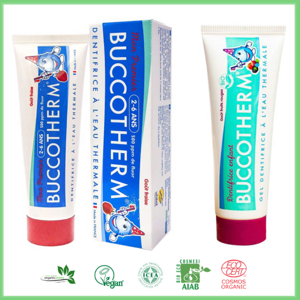 Kem đánh răng hữu cơ cho bé Buccotherm 50ml