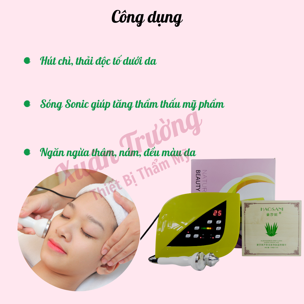 Máy thải chì B627, máy hút chì cho spa