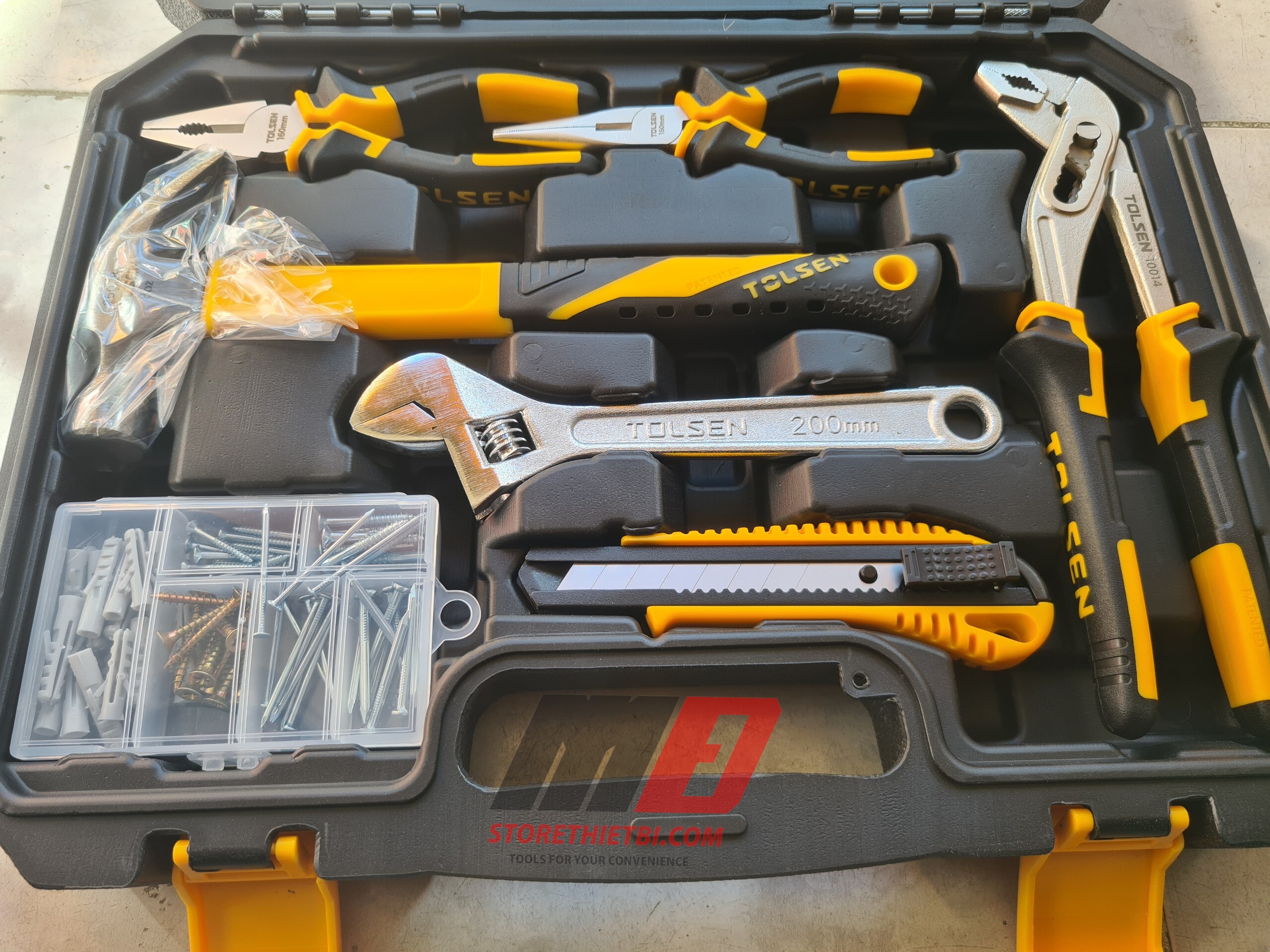 Bộ dụng cụ 119 chi tiết Tolsen 85350