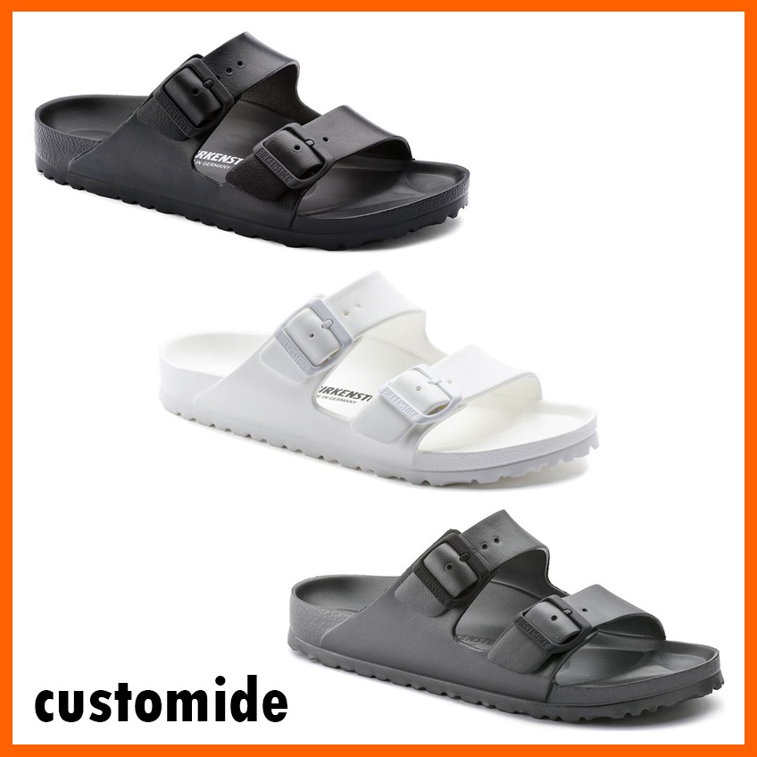 All white hot sale waterproof birkenstocks