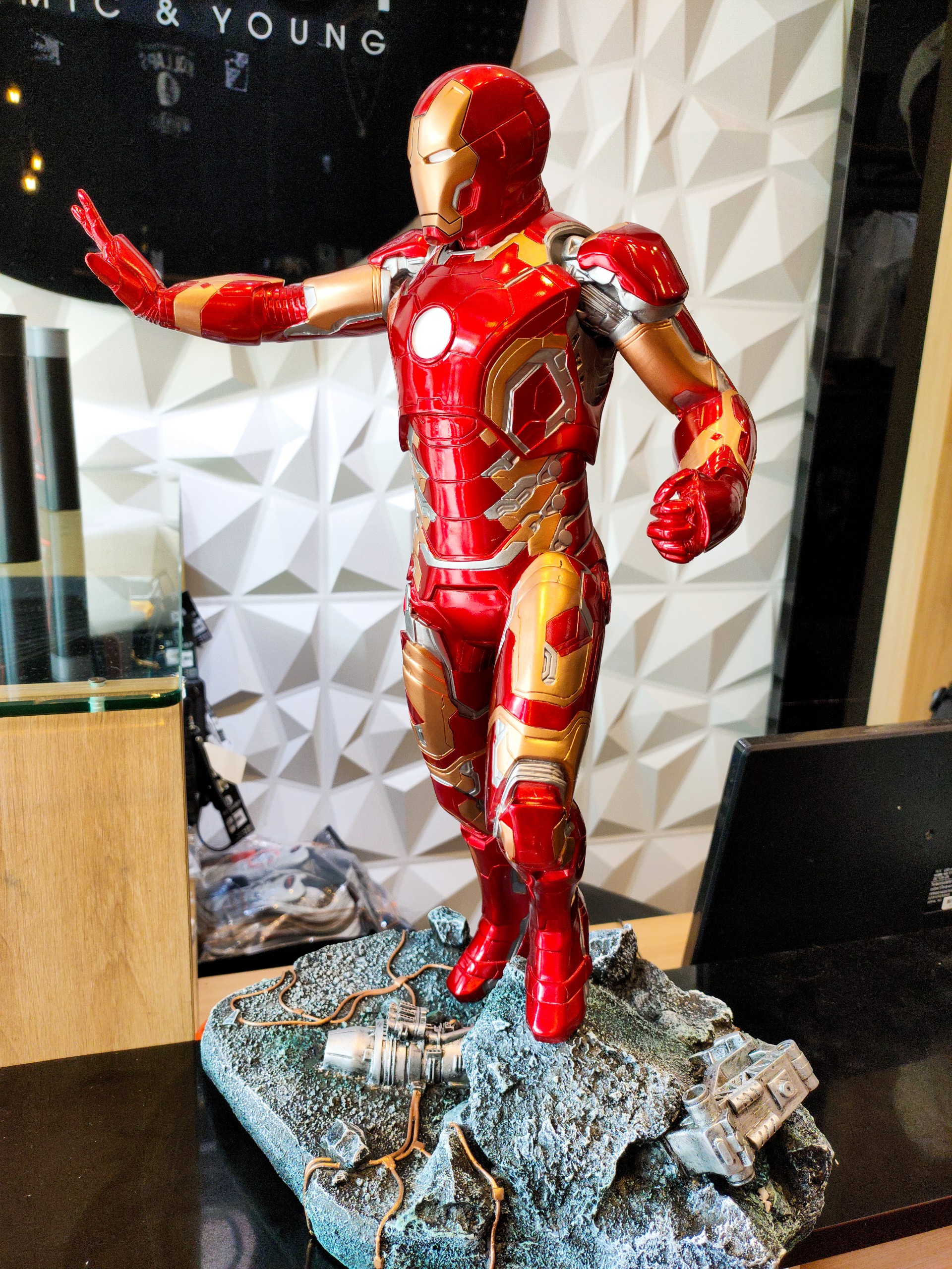 ( Hàng Có Sẵn) Mô hình Iron Man MK43  tỉ lệ 1/4 50cm cao cấp