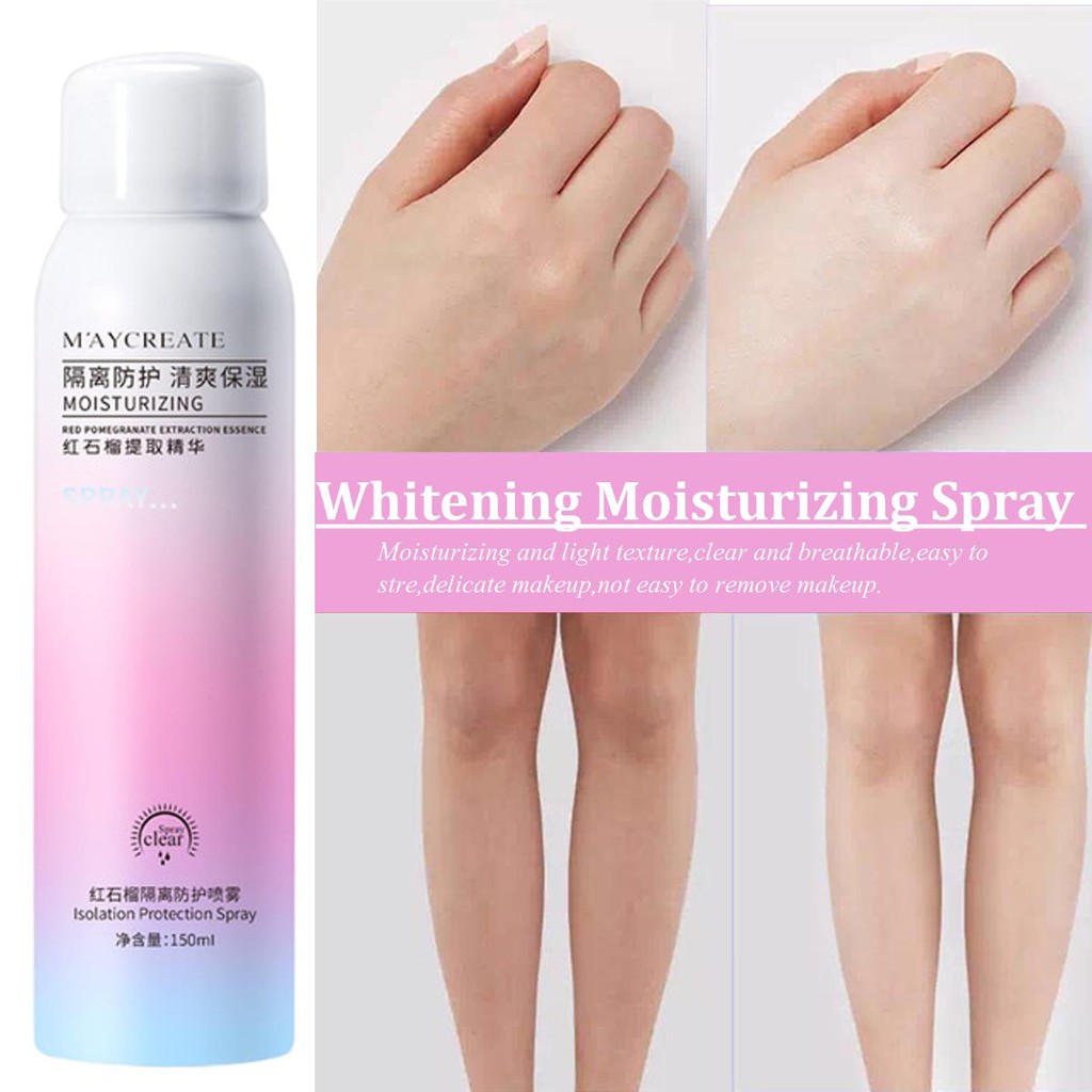 [ COMBO 5 CHAI ] Xịt dưỡng trắng Maycreat, Xịt chống nắng Maycreat, Xịt Make Up