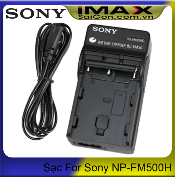 [HCM]Sạc máy ảnh BC-VM50 cho pin Sony NP-FM50/ NP-FM55H/ NP-FM500H sạc dây