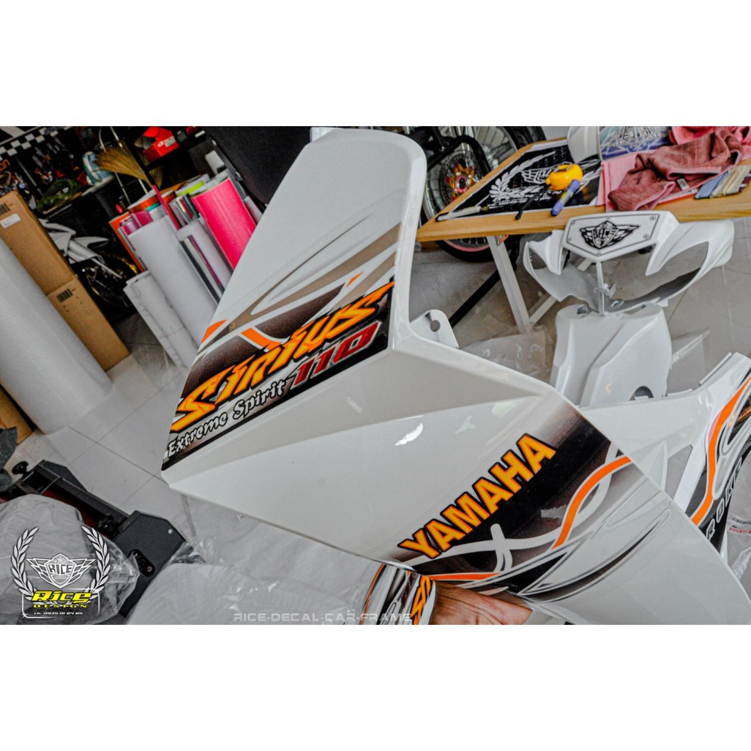 Tem Sirius FULL trắng Mẫu S Thái Mới ( Tem in thừơng Mẫu gốc Rice decal )