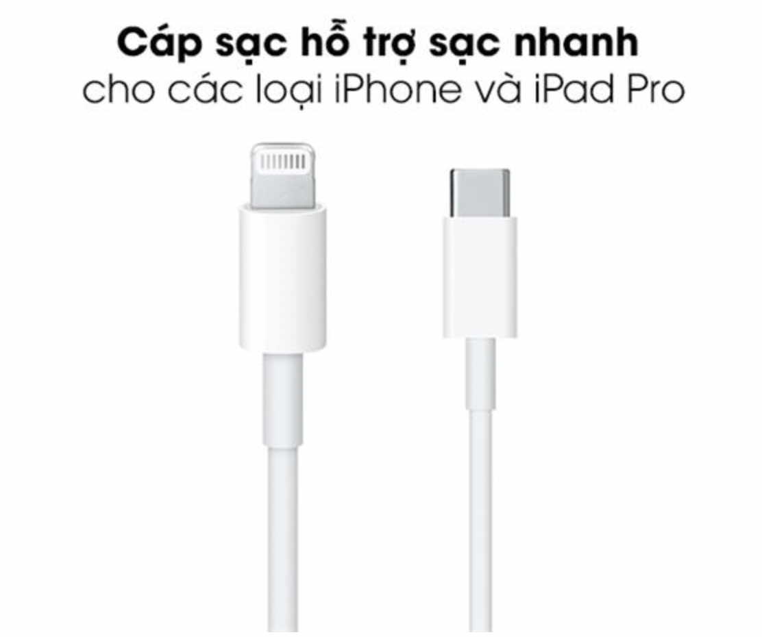Apple USB-C To Lightning Cable (1 M)- Hàng Chính Hãng [Futureworld- APR]