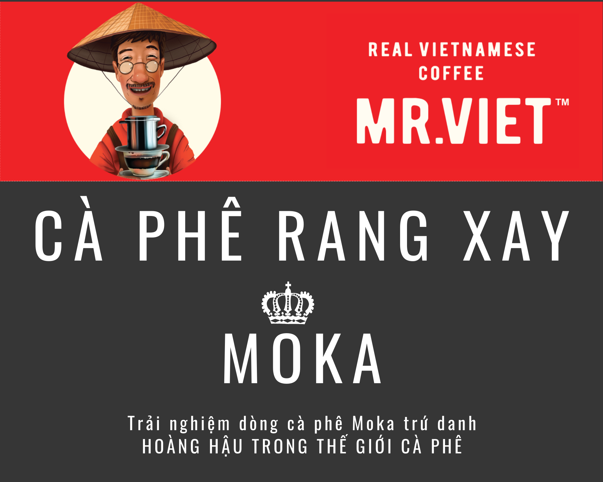 Cà Phê hạt  Moka Mr.Việt