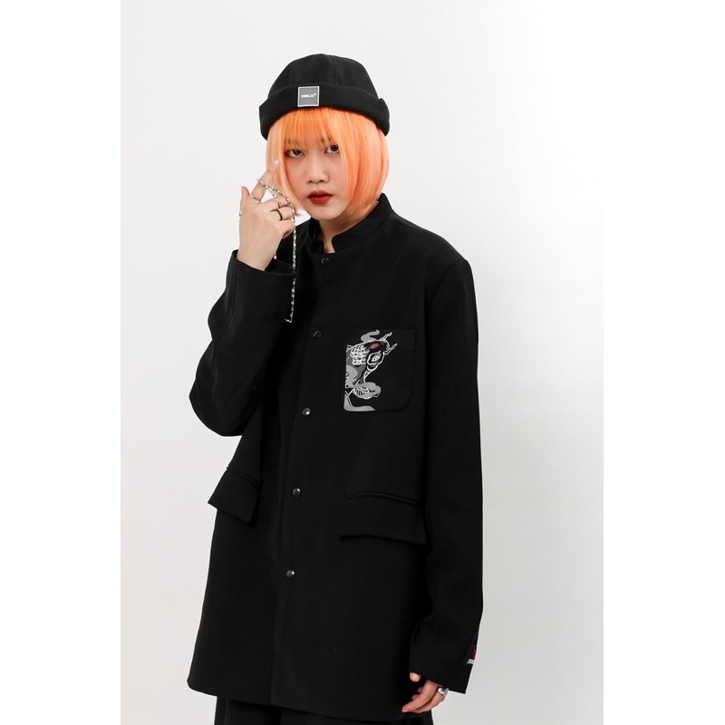 ÁO VEST YUKKI BLAZER (ĐEN) - ZUNEZX