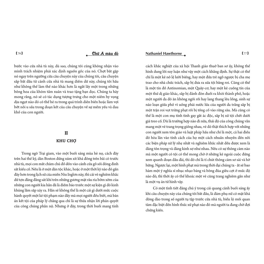 Sách: Chữ A Màu Đỏ (Nathaniel Hawthorne)
