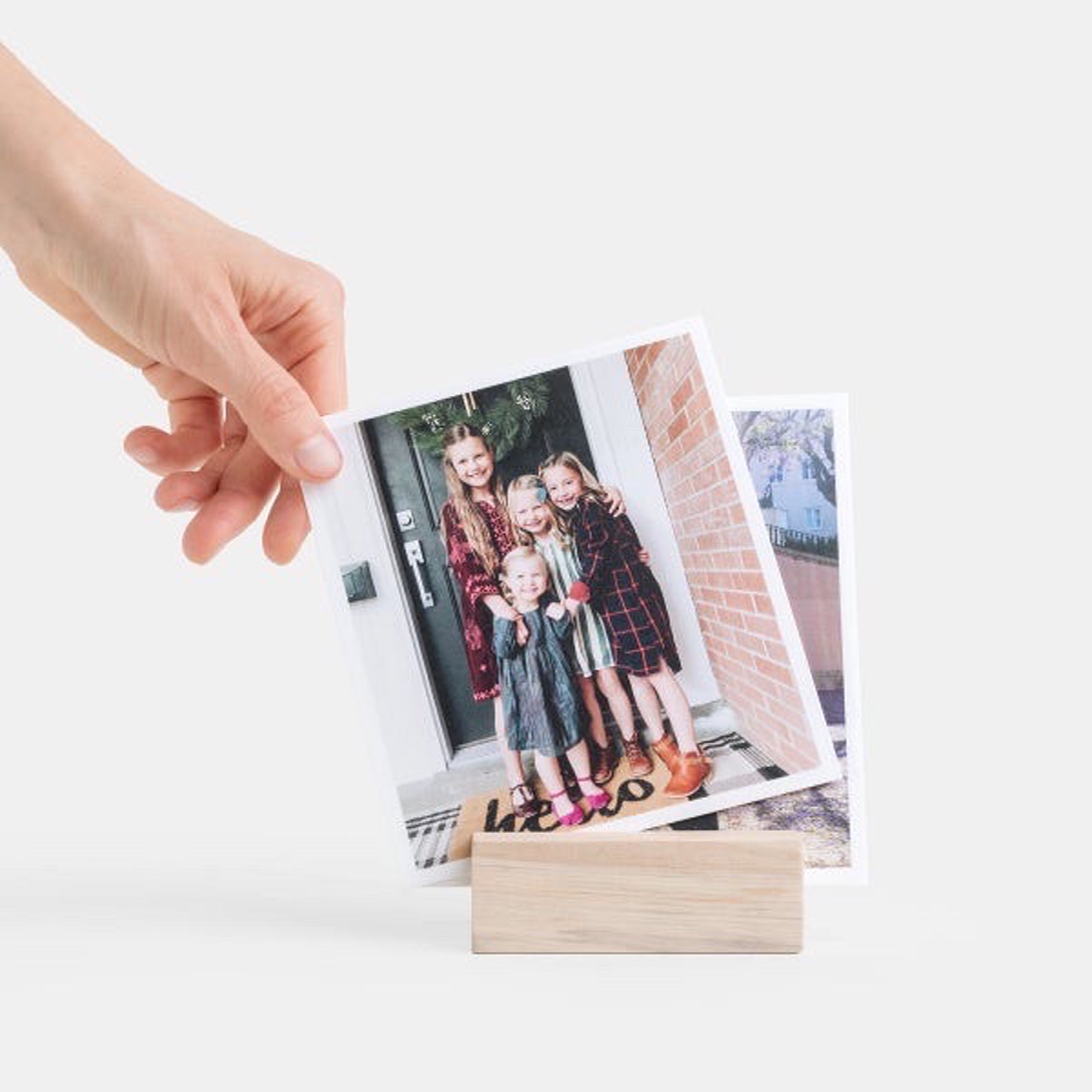 Kệ Đựng Ảnh Lưu Niệm Chân Đế Gỗ Để Lịch Bàn / Ảnh / Namecard / Menu / Đánh Số Bàn Tiệc