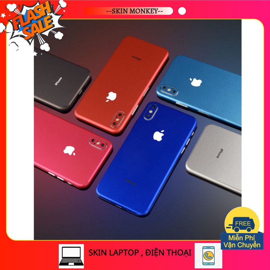 Miếng dán skin iphone X , XR , Xs max full viền