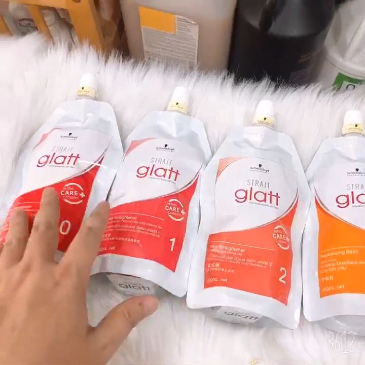 [HCM]Thuốc Duỗi Tóc Siêu Thẳng Schwarzkopf Glatt 400Ml