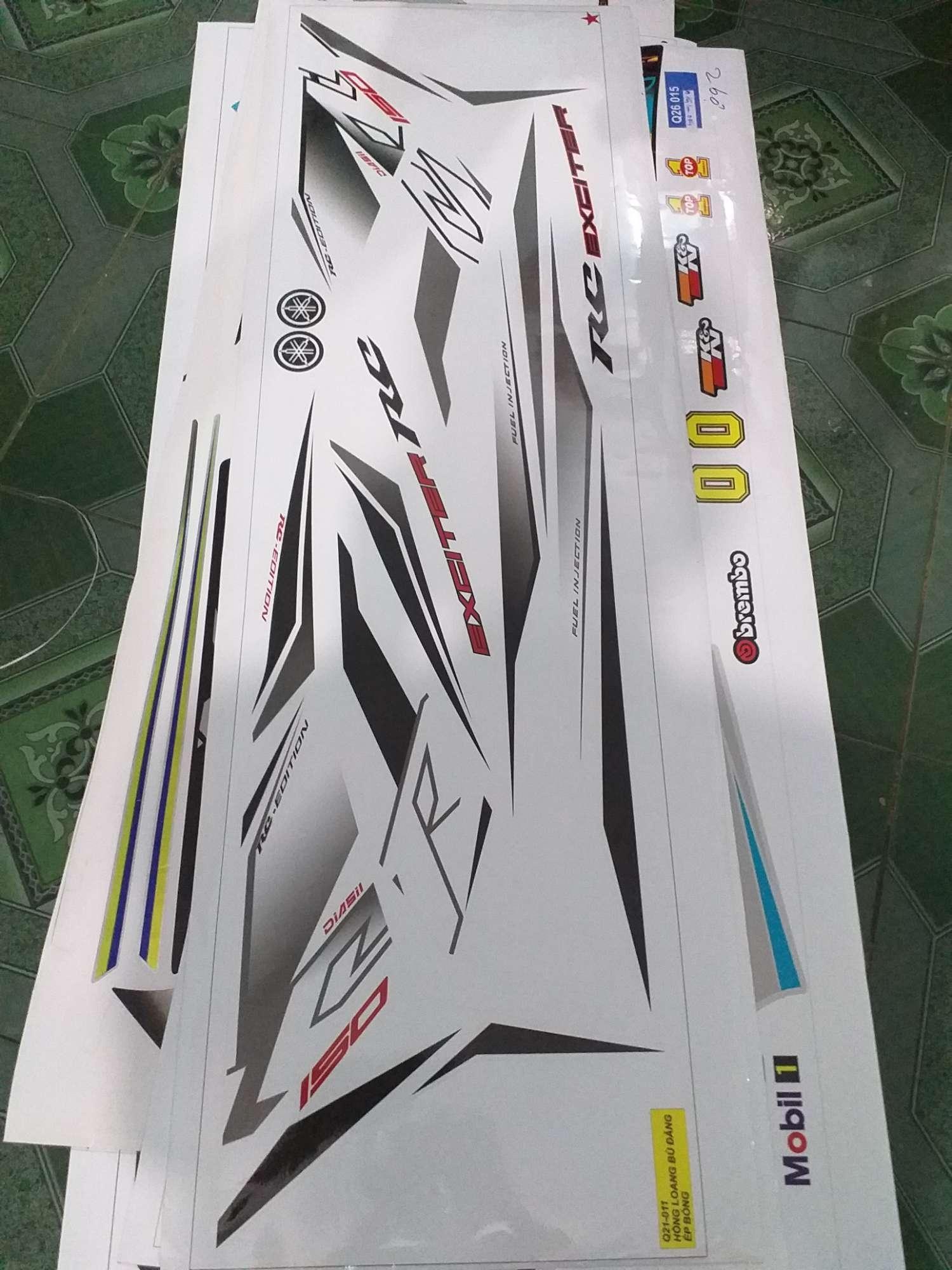 tem rời eX 150 mẫu 2019 đặt in