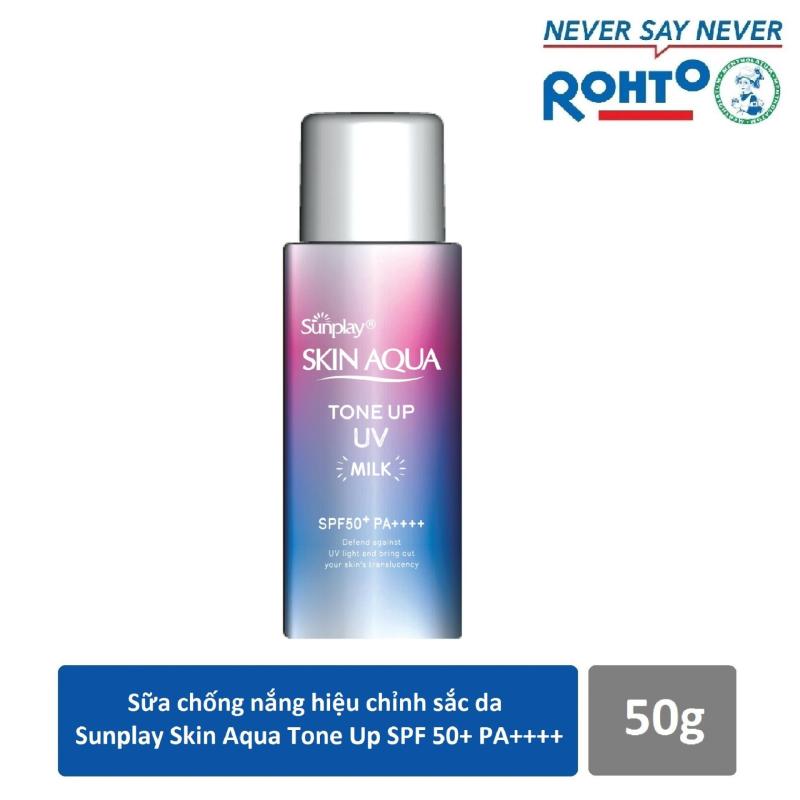 Sữa chống nắng hiệu chỉnh sắc da Sunplay Skin Aqua Tone Up UV Milk SPF50+ PA++++ 50g nhập khẩu