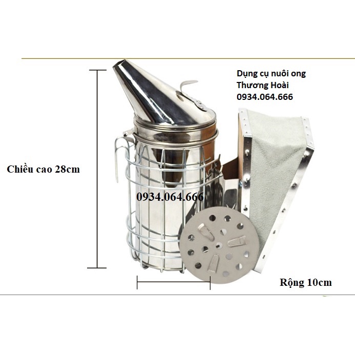 BÌNH XỊT KHÓI CHỐNG ONG ĐỐT Inox 304