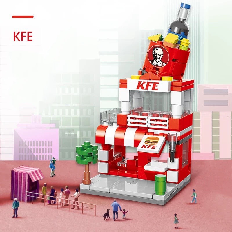 Lego Lắp Ráp Mô Hình Cửa Hàng Mini