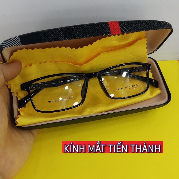 Mắt Kính Vuông Nhỏ, Nhẹ, Hạn Chế Độ Dày Mắt Kính R111 - Kính Mắt Tiến Thành