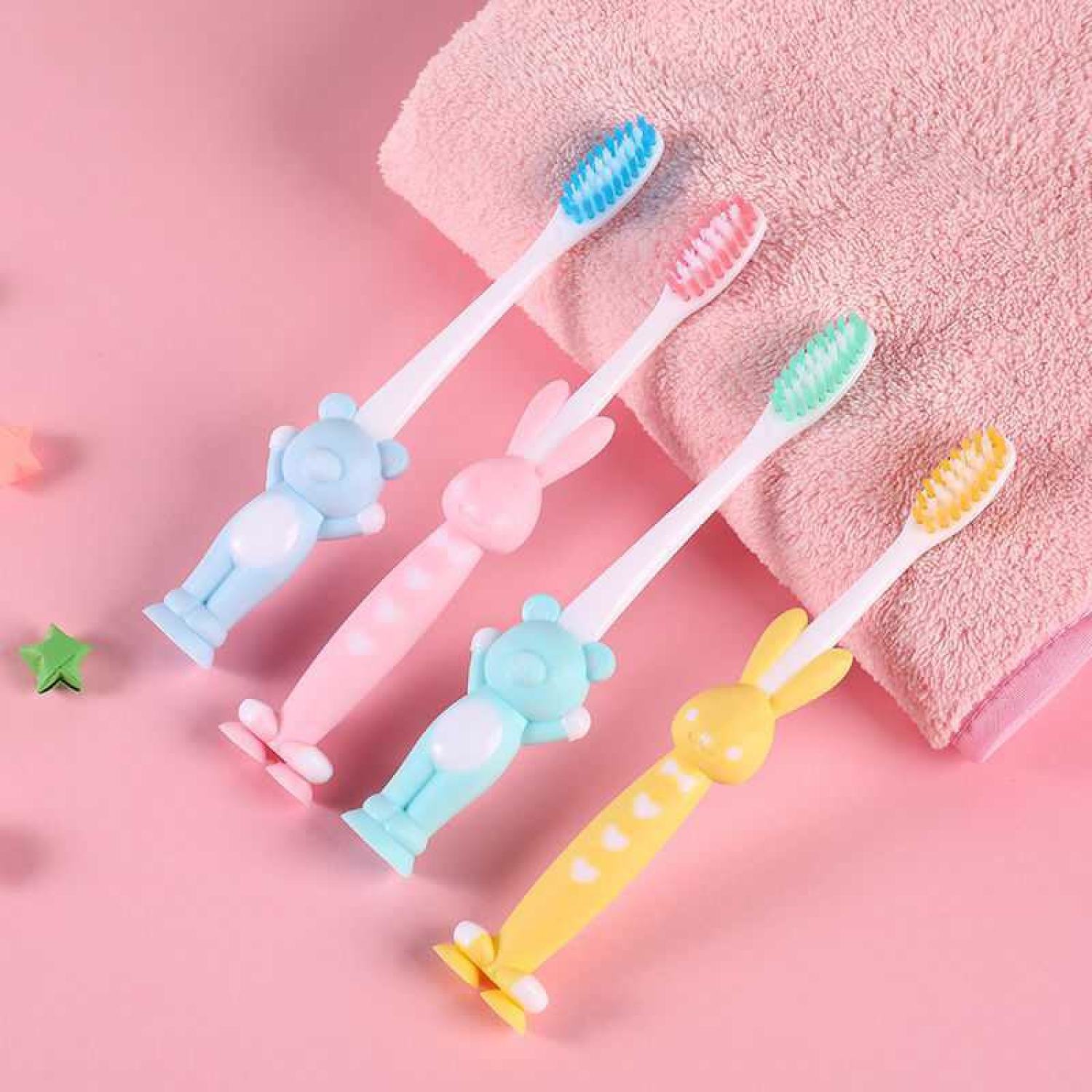 Set 3 bàn chải cho bé - Bàn chải hình ngộ nghĩnh