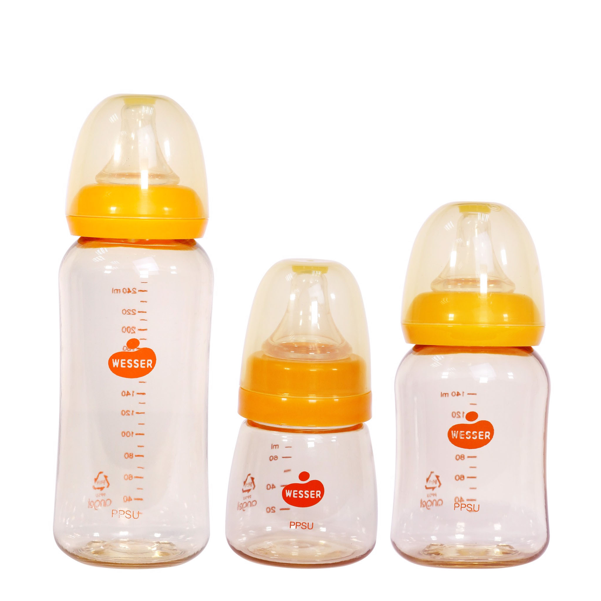 Bình Sữa Wesser PPSU Cổ Nhỏ 60/140/250ml