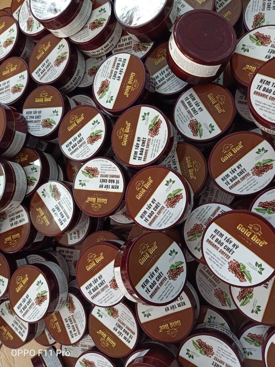 Kem kỳ tế bào chết Cà Phê Gold Bee