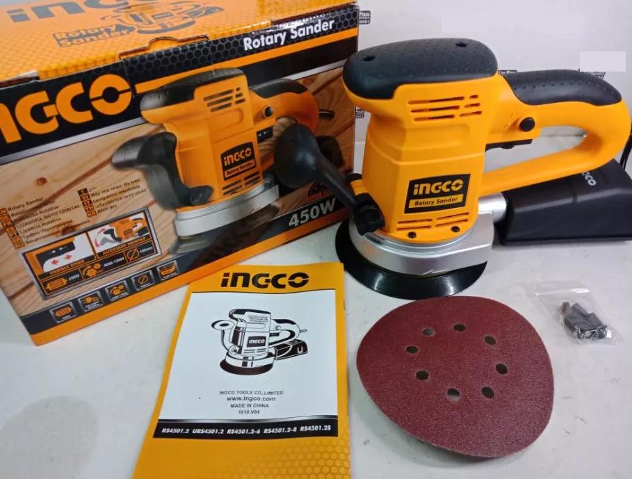 Máy chà nhám đĩa Ingco 450W RS4501.2