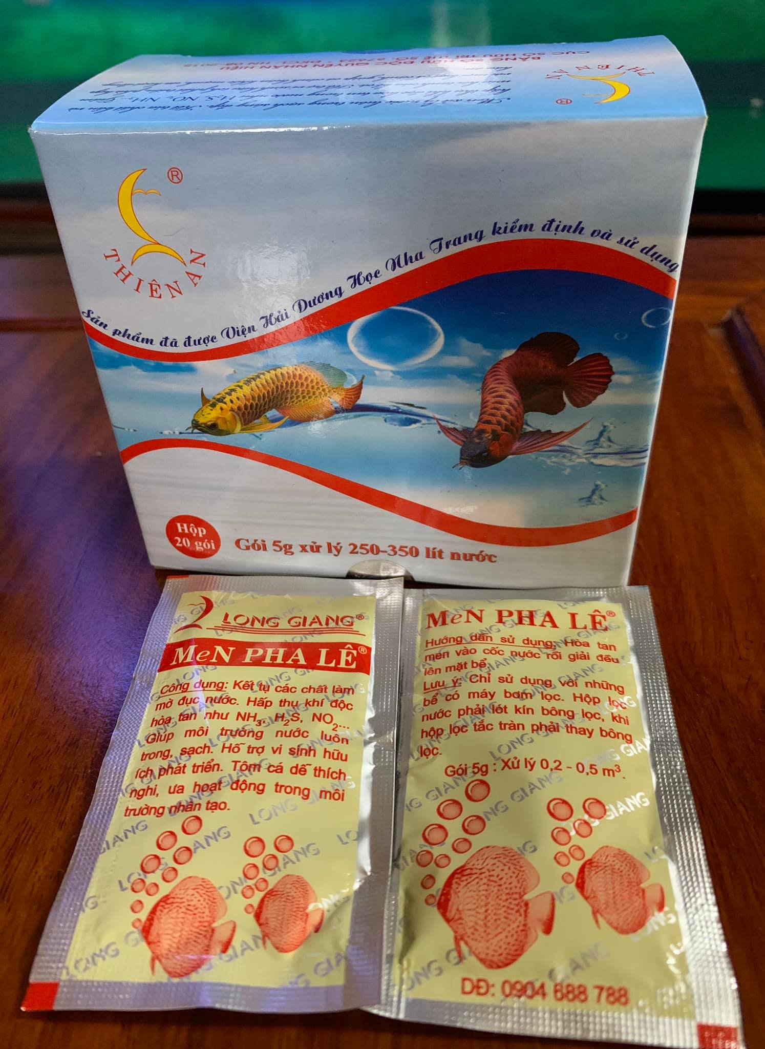 [HCM]Men vi sinh Pha Lê làm trong nước bể cá
