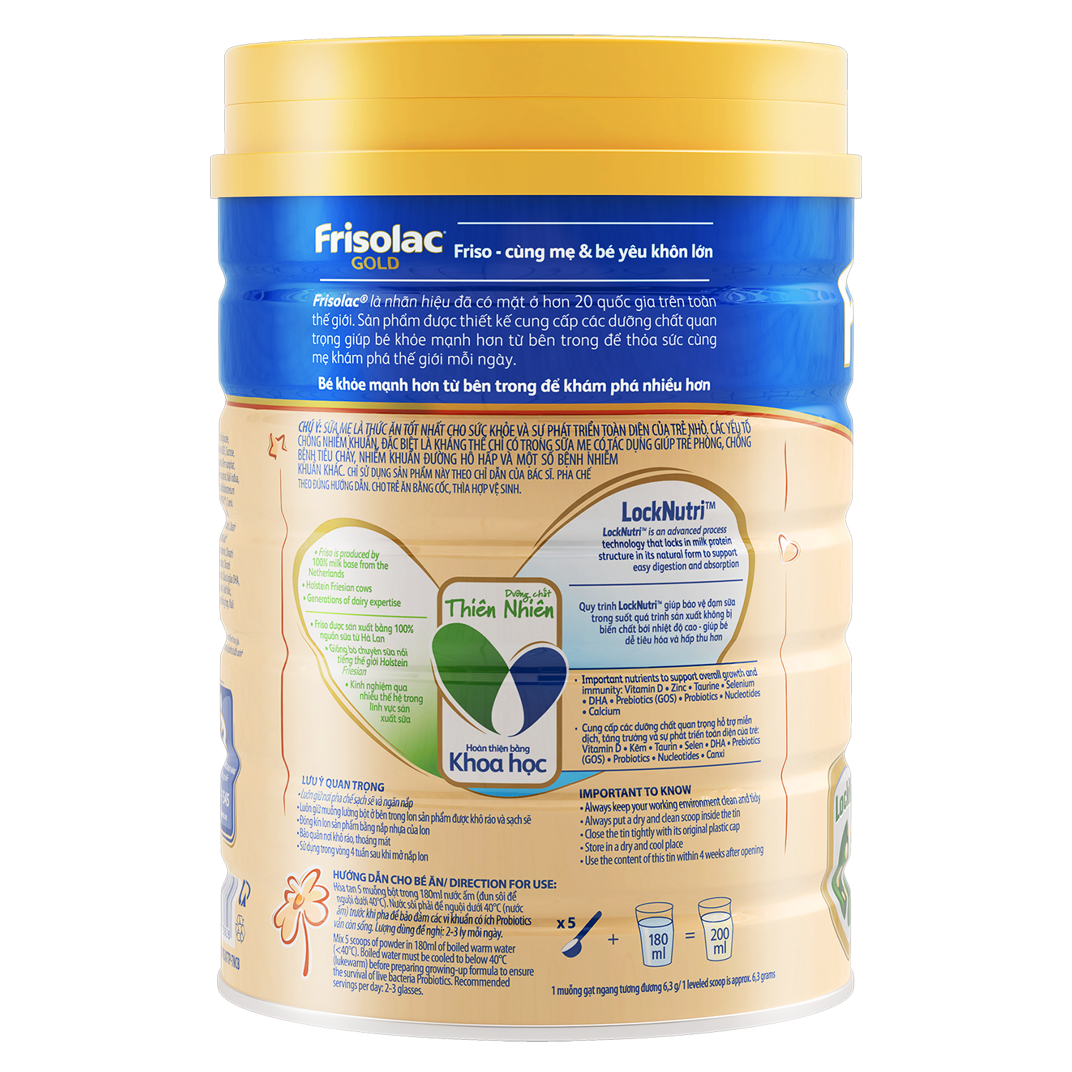 Combo 2 Lon Sữa Bột Frisolac Gold 3 850g ( cho bé 1-2 tuổi ) HSD:04/07/2025