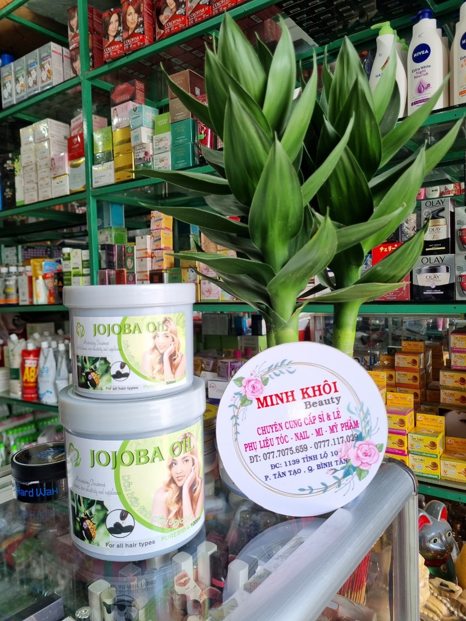 Dầu hấp tóc tinh dầu Jojoba oil 1000ml