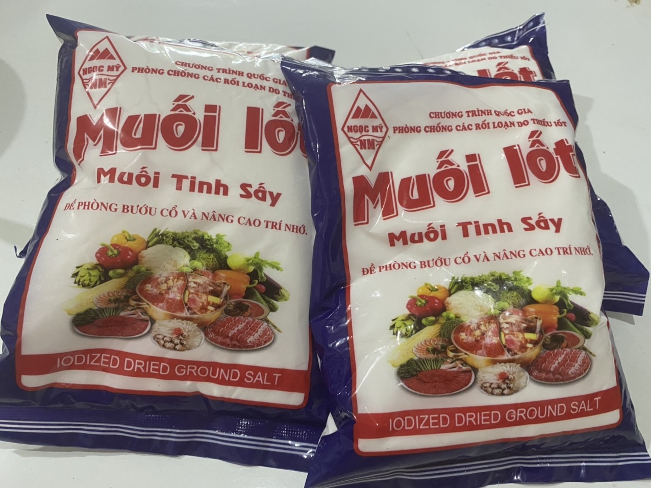 MUỐI I-ỐT MUỐI SẤY TINH 1kg