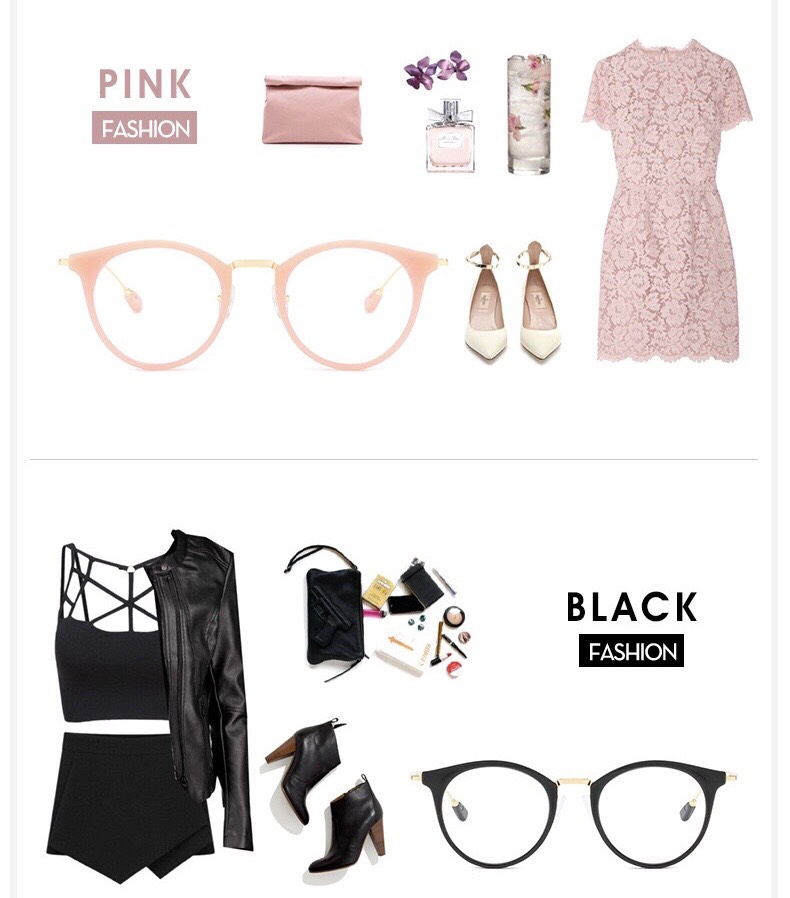 Mắt Kính Form Tròn Mắt Mèo 567 Siêu Hot Trend