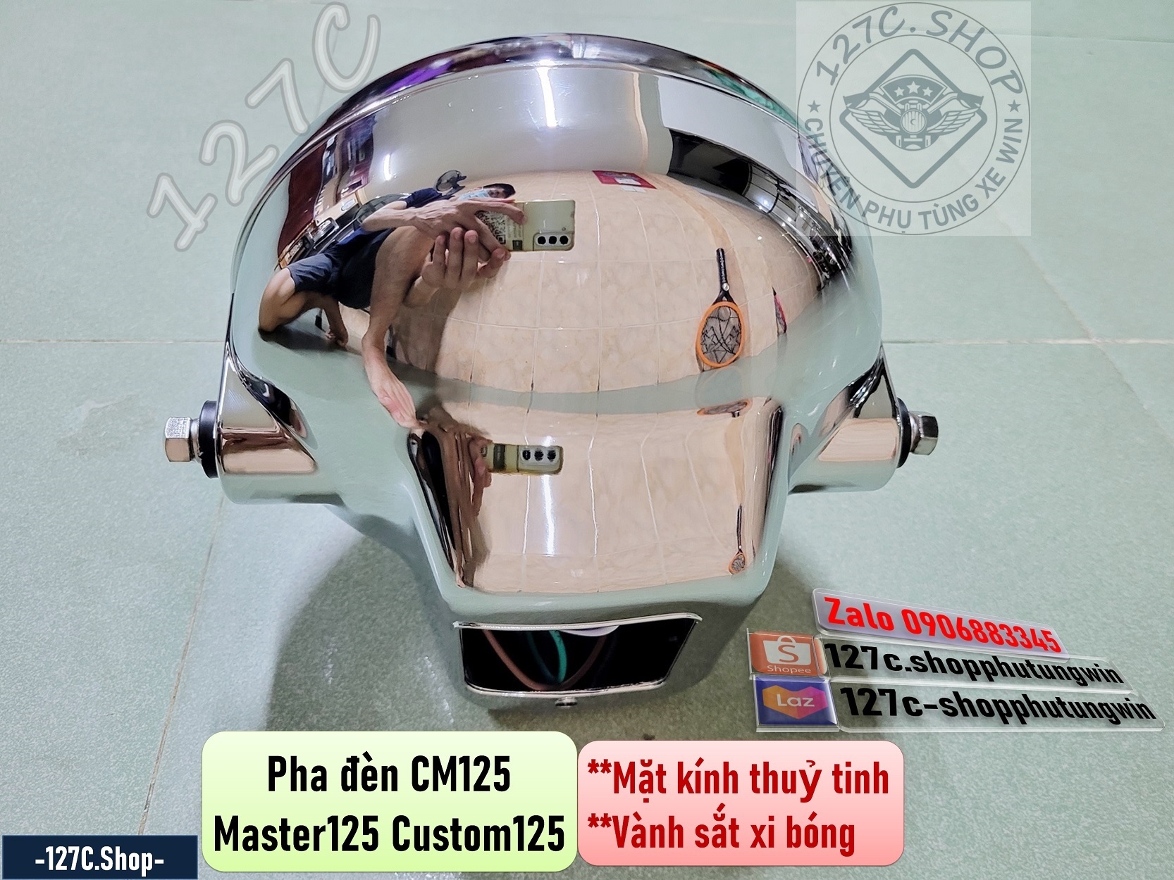 [HCM] Pha đèn Honda Master 125 Custom 125 CM125