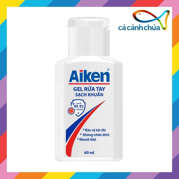 Gel Rửa Tay Khô Sạch Khuẩn Aiken 60ml